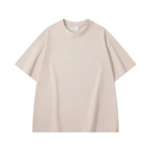 Camiseta de Hombre 2025 de Alta Calidad, 300gsm, Algodón, Hombros Caídos, Talla Grande, Verano, Manga Corta, Holgada, Lisa, Informal - Product Image 5