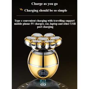 Rasoir Électrique Sans Fil pour Hommes, Étanche, pour un Rasage Lisse, en Argent, Tondeuse Corporelle - Product Image 5