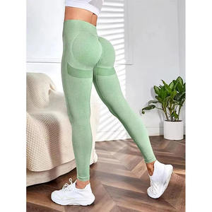 Leggings de realce para mujer Gimnasio Mujer Scrunch Butt Legging Sport Seamless Yoga Legging Hecho por Hanger IMPEX - Product Image 3