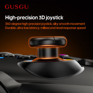 Manette de jeu sans fil <span class=keywords><strong>GUSGU</strong></span> G2 2,4 GHz avec moteur de vibration, compatible PC/Android, support de téléphone, confort optimal - Product Image 6