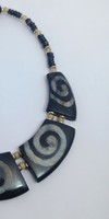 Collar de Lujo para Mujer con Dijes de Cuerno Natural Personalizados de Diseñador, Hecho a Mano, Ecológico, de 18 Pulgadas, el Más Valorado