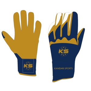 Gants de baseball à la frappe personnalisés Nouvelle conception de gants de sport en cuir synthétique de taille personnalisée avec impression de couleur et de logo - Product Image 2