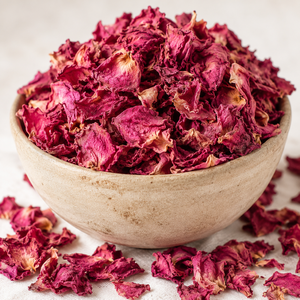 Té de Pétalos de Rosa Marroquí Orgánico PRIVA Premium, Rosa Damascena, Infusión Herbal para el Cuidado de la Piel, Detox, Regalo - Product Image 1