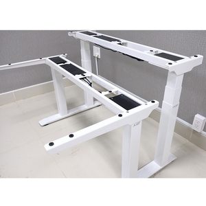 ETL-2300BZD Height-<b>Adjustable</b> Metal <b>Table</b> <b>Legs</b> with 4 Support <b>Legs</b> Feature <b>Adjustable</b> - Product Image 3