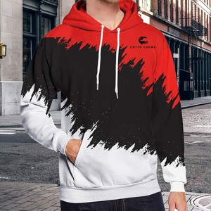 Sweats à capuche pour hommes pulls de couleur unie respirants taux d'usine polaire coton mélangé premium streetwear mode haute qualité - Product Image 4