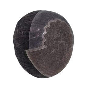 Perruque en cheveux humains Q6 Yaki, toupet pour homme, cheveux vierges Remy, trame simple, Bangladash Naturalizer Curl Bonnet, extension de cheveux Remi - Product Image 1