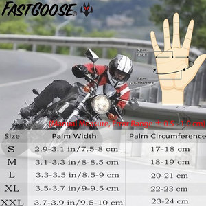 Gants en cuir vintage de haute qualité pour hommes, couleur unie, pour moto, cyclisme, compatibles avec les écrans tactiles - Product Image 5