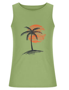 BD Supplier's High Quality <b>Men's</b> Casual Blank Tank <b>Tops</b> Custom Logo Printing Solid Color Fitness Singlet Breathable Lace Knitted - Product Image 3