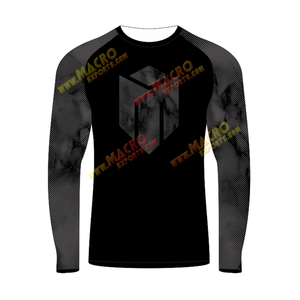 Chemise de compression BJJ MMA pour hommes de haute qualité de l'usine directe Rashguard vente chaude maillots de bain longue durée - Product Image 2