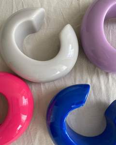 COOL Bijoux Résine Acrylique Bracelet Bracelet Exagéré Éblouissant Multicolore Large Irrégulier Carré Acrylique Bracelets pour - Product Image 4