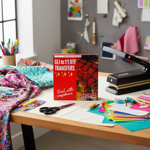 Feuilles DTF à paillettes HighRes 11x14 – Papier et film de transfert premium pour expressions créatives - Product Image 2