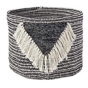 Panier en corde macramé décoratif pour l'organisation des étagères, améliorant l'attrait visuel et l'utilisation pratique à la maison - Product Image 4