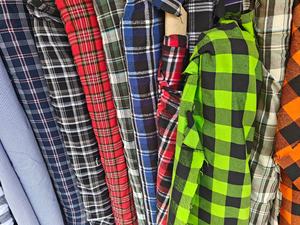 Sweat à capuche en flanelle réversible double couche de haute qualité pour hommes, style ample, lourd, à carreaux - Product Image 6