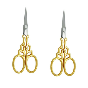 Professional Beauty Nail Scissors Cuticle Use Curved Stainless Steel <b>Square</b> Simple Design Ergonomic Ultra Sharp <b>Edges</b> Durable - Product Image 1