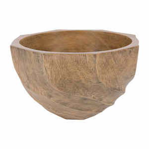 Bol en bois Champlain 20 "pouces fait à la main pas cher prix excellente qualité décoratif à la main pour la décoration de Table de maison et de mariage - Product Image 4