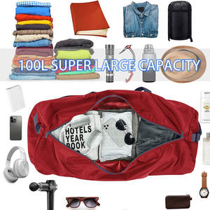 Bolsa de deporte de viaje grande de tendencia 2025, bolsa de lona impermeable personalizada, nuevo diseño deportivo - Product Image 5