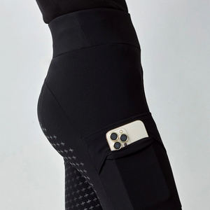 Pantalones de equitación de diseño y material personalizados Pantalones de equitación de Invierno para mujer personalizados para adultos - Product Image 2