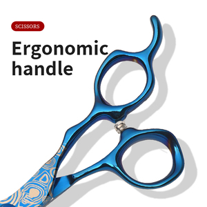 6.0 pouces ciseaux à cheveux de haute qualité conception damas ciseaux de coupe de cheveux professionnels ciseaux de coiffure ciseaux de coiffeur - Product Image 5