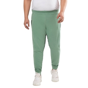 Pantalons de jogging pour hommes grande taille, taille haute, écologiques, doux, extensibles, décontractés, respirants, légers, pour tous les jours, vêtements de détente actifs - Product Image 1