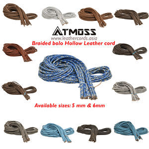 Corde Bolo en cuir véritable tressé de qualité supérieure corde de peau de vache faite à la main pour bijoux artisanat Bracelets bricolage et approvisionnement d'exportation - Product Image 2