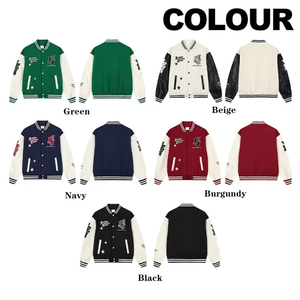 Chaqueta Universitaria Moderna e Informal con Estampado de Estrellas para Hombre, Cuello de Béisbol, Manga Larga, Abotonada, Ropa Exterior para Primavera, Chaquetas para Hombre - Product Image 2