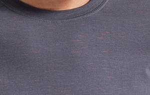 Camiseta de cuello redondo de algodón pesado para hombre, estampado personalizado, manga corta, verano, ajuste de gran tamaño, diseño sólido - Product Image 6