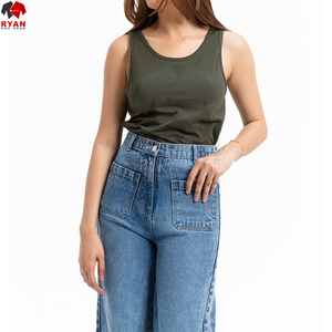 Ropa activa transpirable Camiseta sin mangas para mujer Gimnasio Ropa deportiva Camisetas sin mangas para mujer con estilo al mejor precio - Product Image 3