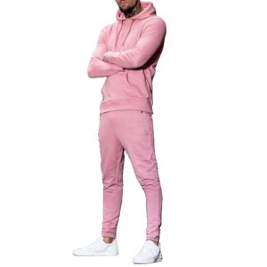 Wholesale Blank Oversized Sweat suit Cotton Baggy <b>Zip</b> <b>up</b> <b>Hoodie</b> and Sweat Suit Distressed Embroidery Tracksuit for Men - Product Image 1