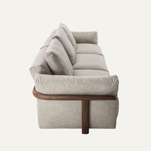 Canapé Chesterfield convertible carré 3 places Davenport, confortable et extensible, avec dossier capitonné en mousse, idéal pour les salons et entrepôts - Product Image 2