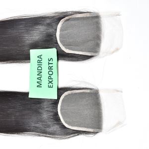 Proveedor al por mayor de cabello virgen alineado con cutícula crudo indio sin enredos largo HD encaje suizo mechones de cabello liso cabello humano - Product Image 6