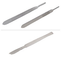 JACKBILLY Ensemble de 11 Couteaux à Découper Manuels en Acier Inoxydable, Kit de Dissection Certifié MOL CE pour Laboratoire de Biologie, Anatomie, Vétérinaire