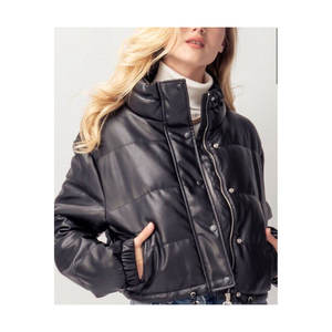 Chaqueta Acolchada para Mujer, Color Personalizable, Diseño Acolchado, Invierno, Elegante, Cálida, Transpirable, Rellena de Algodón - Product Image 1