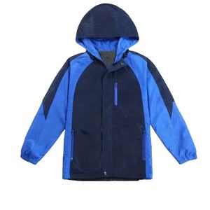 Vestes coupe-vent imperméables de sport coupe-vent à fermeture éclair complète OEM avec vestes à capuche Veste d'extérieur décontractée pour hommes à capuche 2026 - Product Image 1