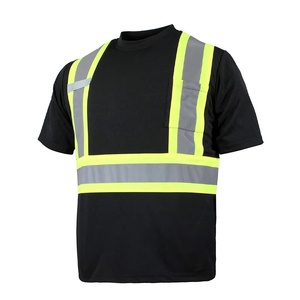 T-shirts pour hommes 100% coton Logo personnalisé imprimé sécurité haute visibilité grande taille réfléchissant respirant-Fabriqué au Pakistan - Product Image 5