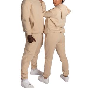 Ensemble de survêtement athlétique à capuche pour homme, hiver, vente en gros, logo personnalisé, haute qualité, survêtement décontracté pour l'entraînement, fabricant OEM - Product Image 1