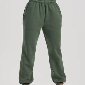 Qualité supérieure sauge femmes confort pleine longueur Joggers éponge polaire doux au toucher tissu femmes pantalons de survêtement femmes pantalons et pantalons - Product Image 1