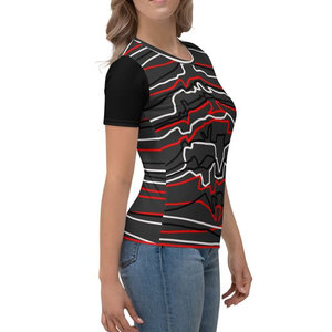 T-shirts à sublimation pour femmes en tissu respirant à séchage rapide disponibles en différentes couleurs et tailles - Product Image 3