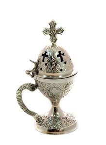 Soporte de barra de incienso de latón decorativo para mesa, quemador de incienso de mesa de lujo, incensario y olfato de buena calidad para iglesia y templos - Product Image 5