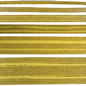 Wholesale Uniform Galon Trim Lace French Bullion Braid Laces Trim Galon Silver Gold Metallic Wire Mylar Material Textile - Product Image 1