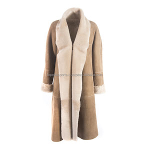 Abrigo Largo de Piel de Oveja Marrón Beaver OEM 2026, Superventas, de Alta Calidad para Mujer, Talla Grande, Moda de Invierno, con Calefacción - Product Image 4