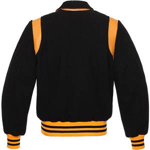 Chaquetas Varsity Personalizadas OEM ODM de Alta Calidad en Cuero para Hombre, Estilo Urbano de Invierno, Chaquetas Varsity con Logotipo para Hombre - Product Image 3