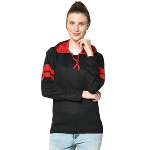 Pull-over à capuche personnalisé pour femmes Logo personnalisé à manches longues fermeture éclair complète tricoté polaire Vêtements femmes élégant à capuche tricot - Product Image 1
