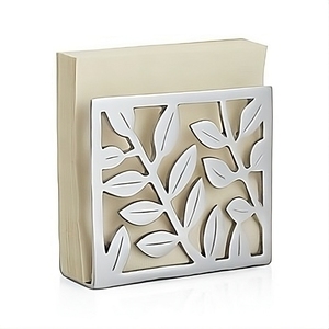 Polished Finishing High Quality Aluminium Napkin Holder Modern Design Environmental Friendly <b>Silver</b> Home Hotel Restaurant <b>Table</b> - Product Image 1