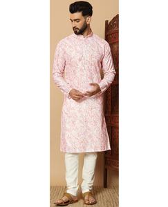 Pijama de diseñador Kurta para hombre, diseños bordados, ropa de Festival indio, pijama Kurta para hombre, ropa de boda, colecciones de ropa - Product Image 1
