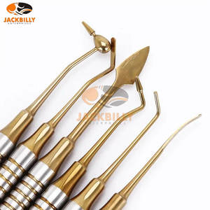 Juego de 6 Espátulas de Resina Compuesta Dental de Acero Inoxidable con Certificación CE, Herramientas de Relleno Reutilizables Manuales - Product Image 3