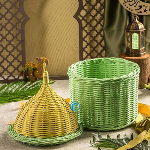 Handmade Rattan Mosque Dome Basket for Ramadan Hampers <b>Gift</b> Packaging <b>Islamic</b> Decor Container Hot Sale from Vietnam - Product Image 4