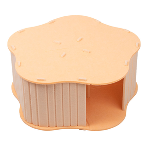 Maison pour chat pliable en feutre modulaire, plateforme super grande, empilable pour deux chats, personnalisable, écologique, boîte d'abri pour animaux de compagnie - Product Image 2