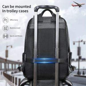 High Popular Genuine Leather Backpack Men Waterproof Business Travel Schoolbag Backpack Laptop <b>Bag</b> Men Leather Backpack - Product Image 6