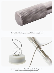 Scie à fil d'écornissage en acier inoxydable avec poignée en métal Instruments vétérinaires de qualité supérieure Prix compétitifs par pentax - Product Image 3