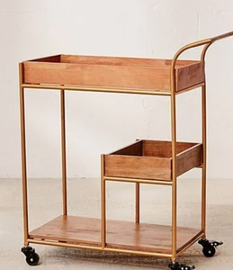 Chariot à bagages en bois / Base de chariot de portier (bois dur) - Product Image 2